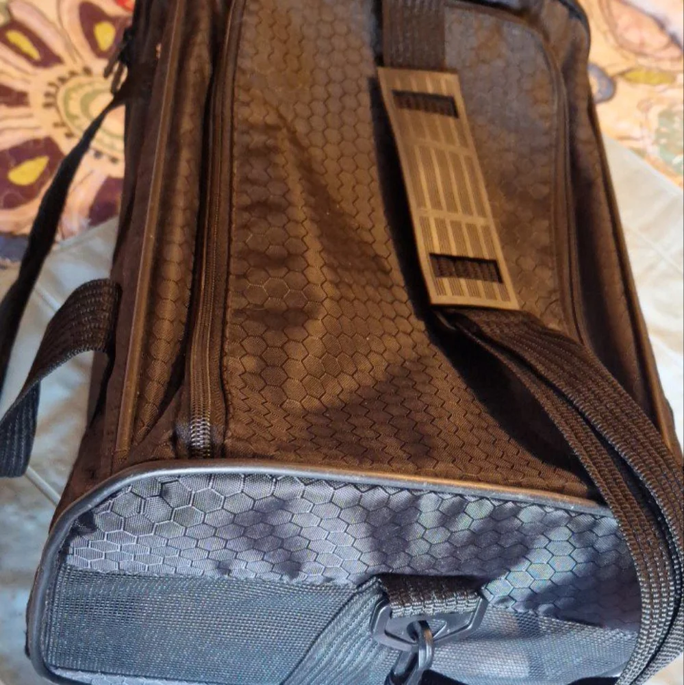 Small pet carrier.